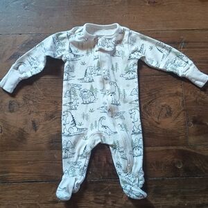 Dinosaur Organic Cotton Sleep Footy